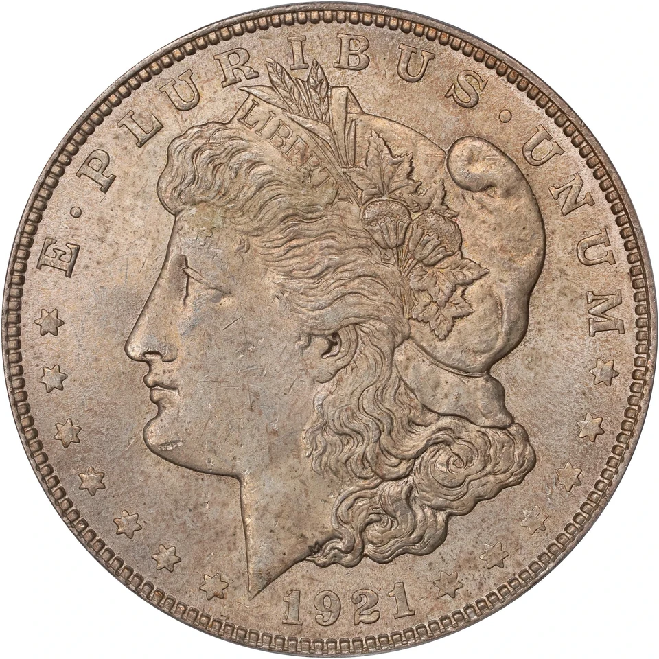 1921 Morgan dollar, Stack’s Bowers lot 96168, PCGS certificate 09198952