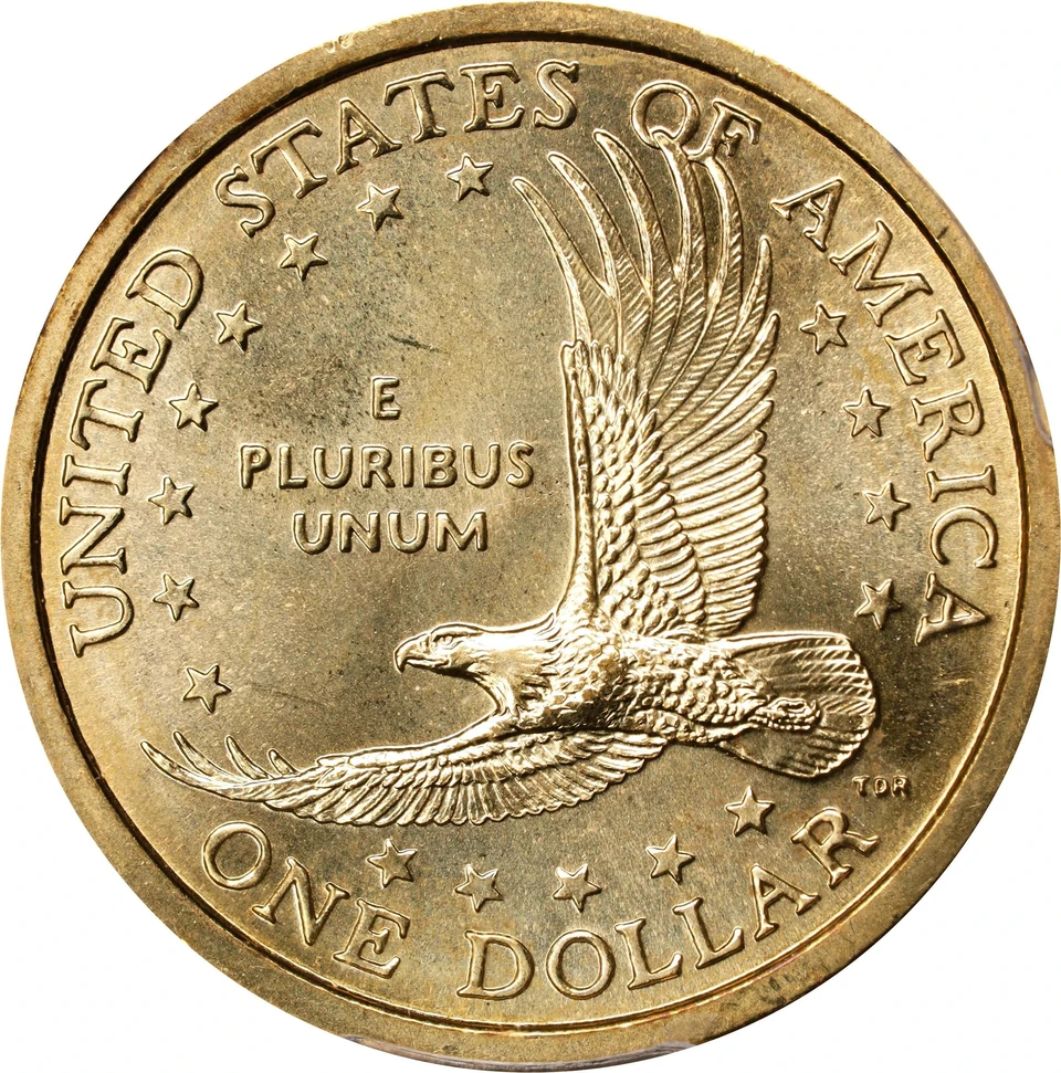 Actual Stack’s Bowers lot 6174, Cheerios dollar reverse with enhanced tail feathers